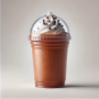 Avellanas y chocolate en frappé cremoso.